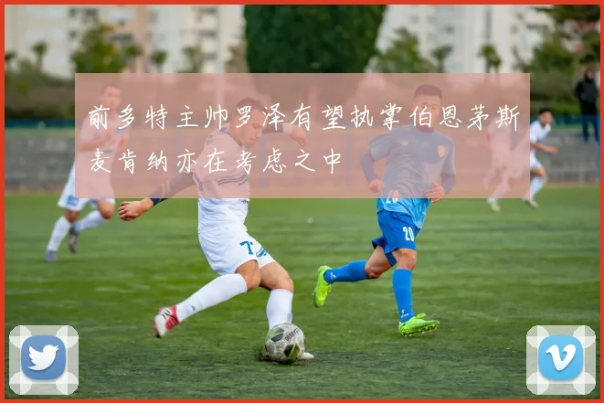 前多特主帅罗泽有望执掌伯恩茅斯麦肯纳亦在考虑之中
